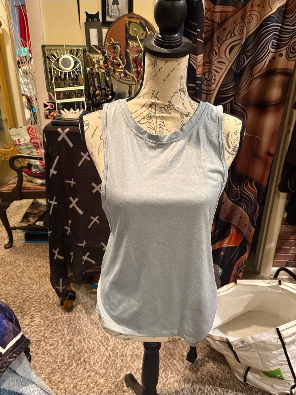 H&M Light Blue Racerback Tank Top